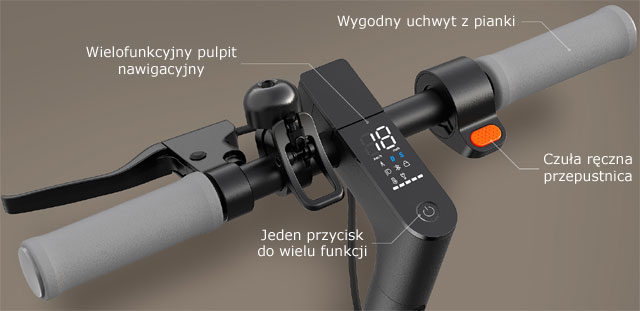 Wielofunkcyjny wywietlacz (Xiaomi Mi Electric Scooter Essential)
