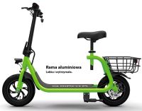 Hulajnoga elektryczna Manta FLINSTON - widok z boku